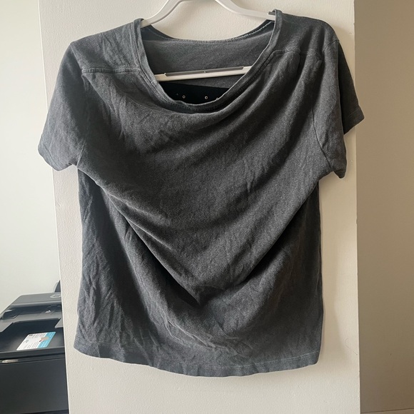 COPY - Kelly Ripa Rock and Roll T-Shirt Grey and White - Picture 2 of 2